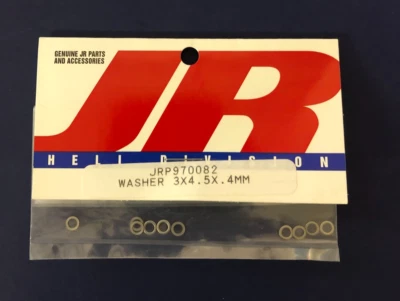 JR Helicopter Washer 3x4.5x.4mm (10ea per package) JRP970082 NEW!!! - Image 1 of 2