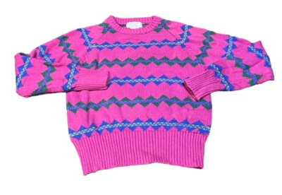 Suéter Tejido Geométrico Vintage Catcher Unisex Juvenil Talla Mediana Foto 1 de 3