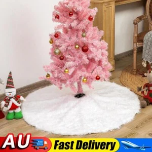 Soft Thick Plush Tree Skirt Round Fluffy for Holiday Winter Decor (150cm) HOT - Picture 1 of 9