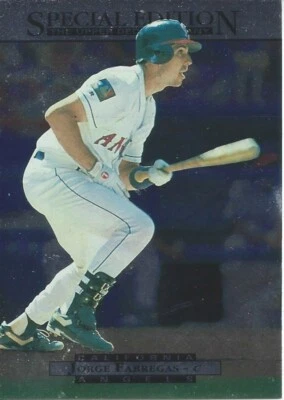 1995 Upper Deck Special Edition Jorge Fabregas 128 Angels - Image 1 of 2