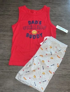 Carter's Child of Mine Toddler Boy's Grilling Buddy Set 2-Pack Size 5T New - Picture 1 of 7