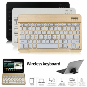 Slim Wireless Keyboard For Samsung Galaxy Tab A 2 3 4 S4 S5e S6 7"~10.5" Tablets - Picture 1 of 17