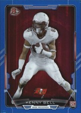 2015 Bowman Rainbow Blue Buccaneers Football Card #R104 Kenny Bell /499