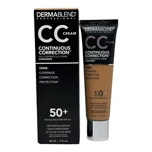 Dermablend Professional Continuous Correction CC Cream SPF50+ 50N Tan 1 - 1 Oz - Picture 1 of 2