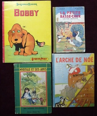 ENFANTINA : Lot de Quatre livres anciens pour enfants - Photo 1/4