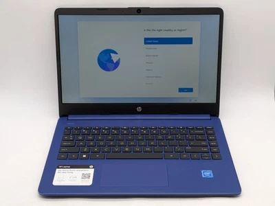 HP Laptop 14-dq0055dx 14" HD CELERON N4120 64GB SSD 8GB W11 Webcam - Image 1 of 4