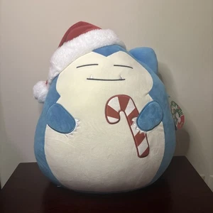Pokemon Squishmallow Snorlax 14 Zoll Holiday Plüschtier Ziel Exklusiv Weihnachten - Bild 1 von 6