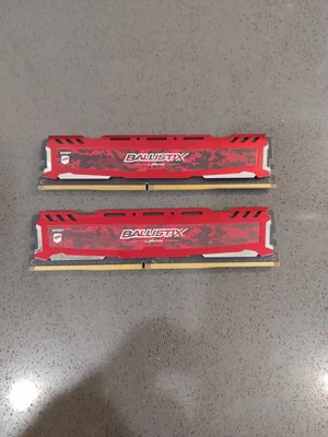 Ballistix Sport 16gb ddr4 w/ XMP 16-18-18-38 1.2V (bls4g4d26bfse.8fbd2) - Image 1 of 3