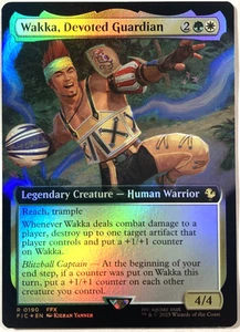 MTG Wakka, Devoted Guardian (Extended Art Foil) Commander Final Fantasy 190 FF10 - Picture 1 of 6