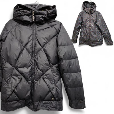 Chaqueta acolchada Burton DryRide Bliss para mujer mediana negra reversible PLS LEER Foto 1 de 4