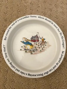 Wedgwood of Etruria & Barlaston Beatrix Potter Peter Rabbit Müslischale England - Bild 1 von 3