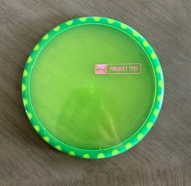 Discraft Product Test Fuzed Zone Saw USDGC Clear Green Blue Flower Stamp 1 of 5 - Image 1 of 3