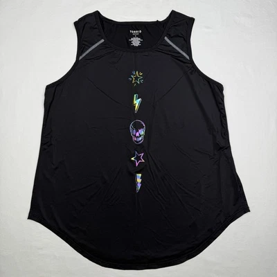 Camiseta deportiva árrida negra salvaje calavera lámina metálica absorbente activa talla 1 (14-16) Foto 1 de 4