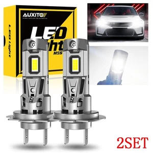 4x H7 LED Headlight Bulb Kit High Low Beam 60000LM Super Bright 6000K White M5S - Picture 1 of 13