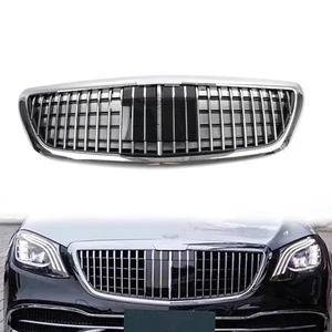 Front Bumper Radiator Hood Grille For Benz S-Class W222 2014-2020 15 - Picture 1 of 15