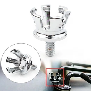 Imperial Crown Style Rücksitzschrauben-Schraubenhalterung für Harley 96-up Chrom - Bild 1 von 7