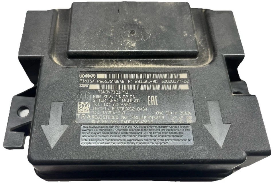 2021-2022 DODGE RAM 3500 6.7L DIESEL HUB RECEIVER CONTROL MODULE 68535936AB OEM - Image 1 of 1