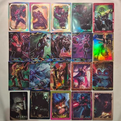 Arcane card Jinx Vi Caitlyn Viktor Jayce Ekko Singed Warwick Heimerdinger lol