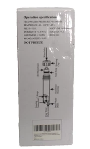 Geekpure 150 GPD Reverse Osmosis Membrane for RO Water Filtration System 2 pack - Picture 1 of 4