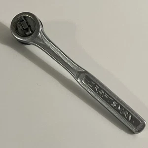 Vintage Craftsman 1/4” Drive Thumb Wheel Ratchet -V- 43178 USA 1971 Date - Bild 1 von 17