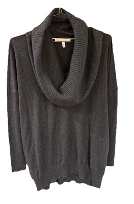 Suéter VICTORIA’S SECRET Gris Oscuro Algodón y Cachemira Capucha Cuello Gran Tamaño Mediano Foto 1 de 4