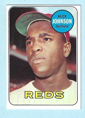 1969 Topps #280 Alex Johnson Cincinnati Reds casi como nuevo setbreak completo Foto 1 de 2
