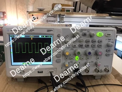 Agilent DSO1014A Oscilloscope 100 MHz 4 Channel w/ Probes TESTED WORKING - Image 1 of 4