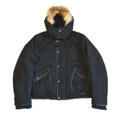 Chaqueta Abrigo Corto Blusa Piel Tubería Cuero ZEGNA M Y2K 00s Foto 1 de 4