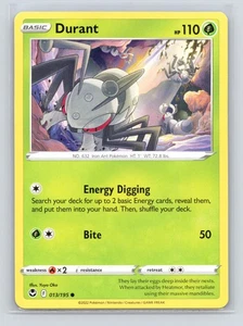 Pokémon TCG Durant 013/195 SWSH12: Silberner Sturm Normal NM - Bild 1 von 2