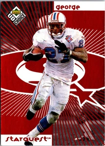 1998 UD Choice #SR27 Eddie George / Robert Holcombe StarQuest/RookQuest Red - Bild 1 von 2