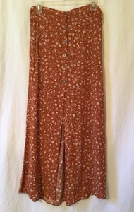 Wild Fable Floral Button Front Maxi Skirt Size S New - Picture 1 of 5