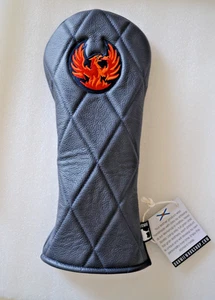 NEU DORMIE WORKSHOP Premium Leder Fahrer Kopfbedeckung COACHELLA VALLEY FIREBIRDS - Bild 1 von 5