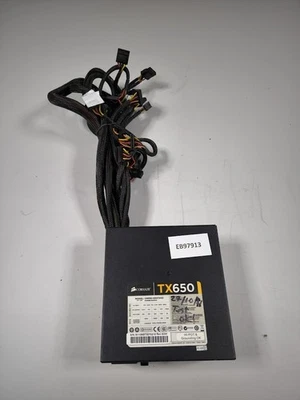 Corsair TX650 PSU - Not Working, Signs of Use, No Packaging - Image 1 of 4