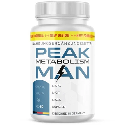 PEAK Metabolism MAN Kapseln - für mehr Leidenschaft zu zweit - 60 Kapseln