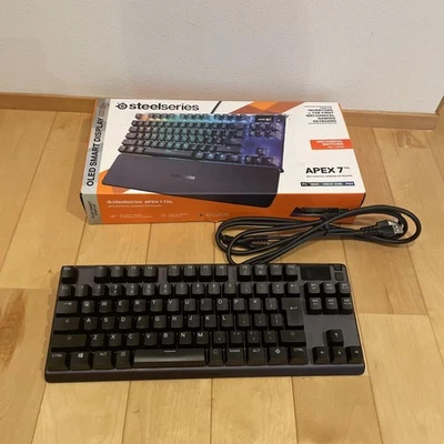 SteelSeries Apex 7 TKL JP Gaming Keyboard Red switch Used/Tested - Image 1 of 4