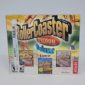 Rollercoaster Tycoon Deluxe Set mit 3 Spielen (Atari) - PC CD-ROM - Bild 1 von 7