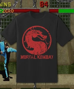 Mortal Kombat klassisches Logo Shirt Erwachsene & Jugendliche Größen bis 6XL schneller Versand!! - Bild 1 von 3