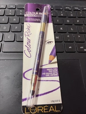L'Oreal Colour Riche Wood Pencil Eyeliner 930 Violet Brand New Sealed - Image 1 of 2