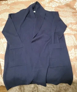 BY DESIGN Alicia lange Strickjacke vorne offen Damengröße 2X schwarz Pullover Jacke " - Bild 1 von 3