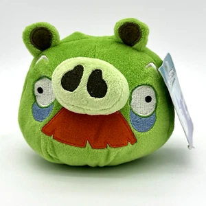 Angry Birds Moustache Foreman Pig Plush 5” 2010 Grandpa Commonwealth No Sound - Picture 1 of 6