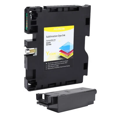 Sawgrass SG500/SG1000 Sublimationstinte + Abfallsammler Kombipaket - Bild 1 von 4