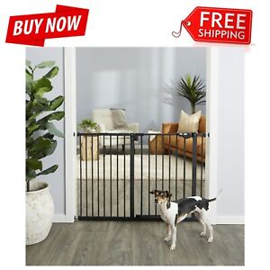 29"-52" Baby Safety Gate Pet Dog Fence Child Walk Thru Security Door Extra Wide