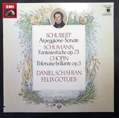 Daniel SHAFRAN Schubert Arpeggione Sonata NEAR MINT- Vinyl LP 1978 HMV EMI - Bild 1 von 4