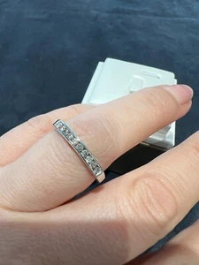 9ct White Gold Diamond Eternity Ring - Picture 1 of 10