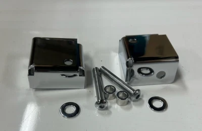 VICTORY CROSS COUNTRY ROADS LOW DOWN DRIVING LIGHT MOUNT BRACKET KIT CHROME - Image 1 of 4