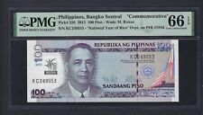 Philippines 100 Piso 2013 P220 "Commemorative" Uncirculated Grade 66
