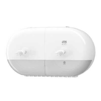 Tork T9 SmartOne Twin Mini Toilet Paper Dispenser White 682000 • 62.82£