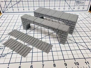 Dungeon Stone - Freistehende Brücken - Fat Dragon Spiele - DND - Pathfinder - RP - Bild 1 von 8
