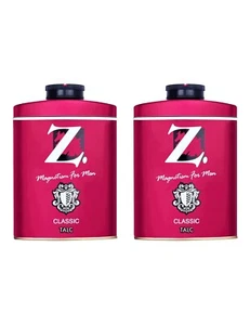 Z Talco Clásico Hombre, 200 g, Pack de 2 Talco en Polvo lCara y Cuerpo Talco - Imagen 1 de 4