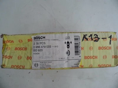 Bremsscheiben Bosch 0 986 479 033 -810 Honda - Bild 1 von 2
